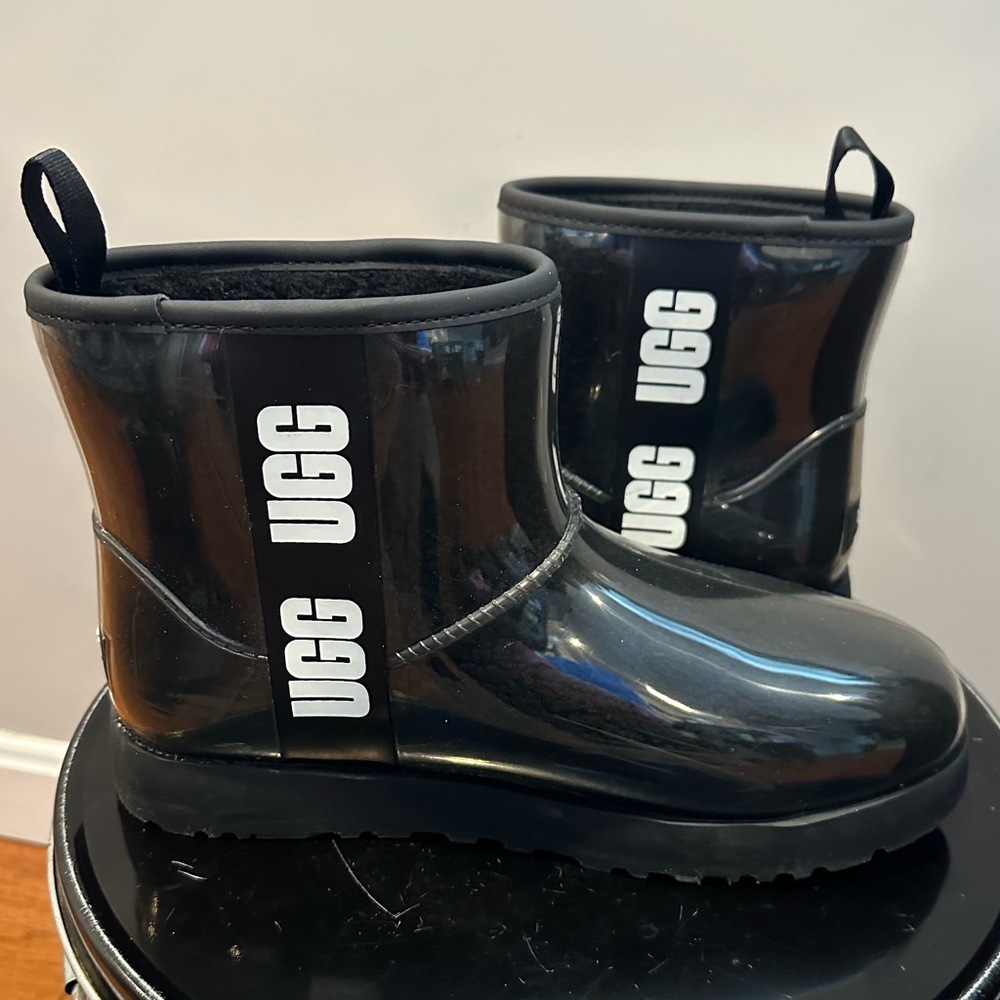 UGG Classic Clear Black Mini Boots
